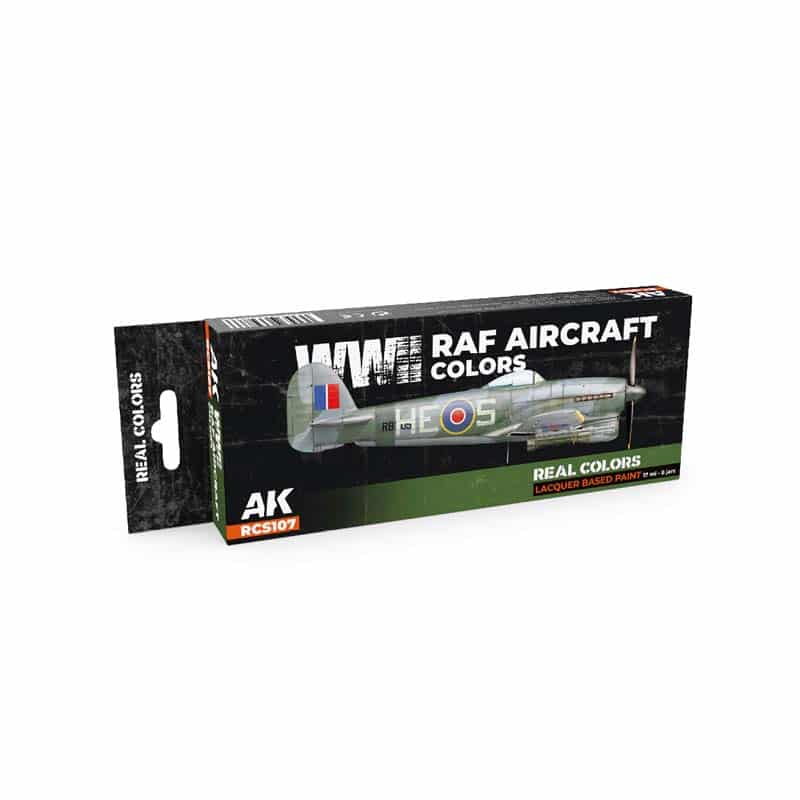 AK Interactive Real Color Paint Set - WWII RAF Aircraft Colors RCS107