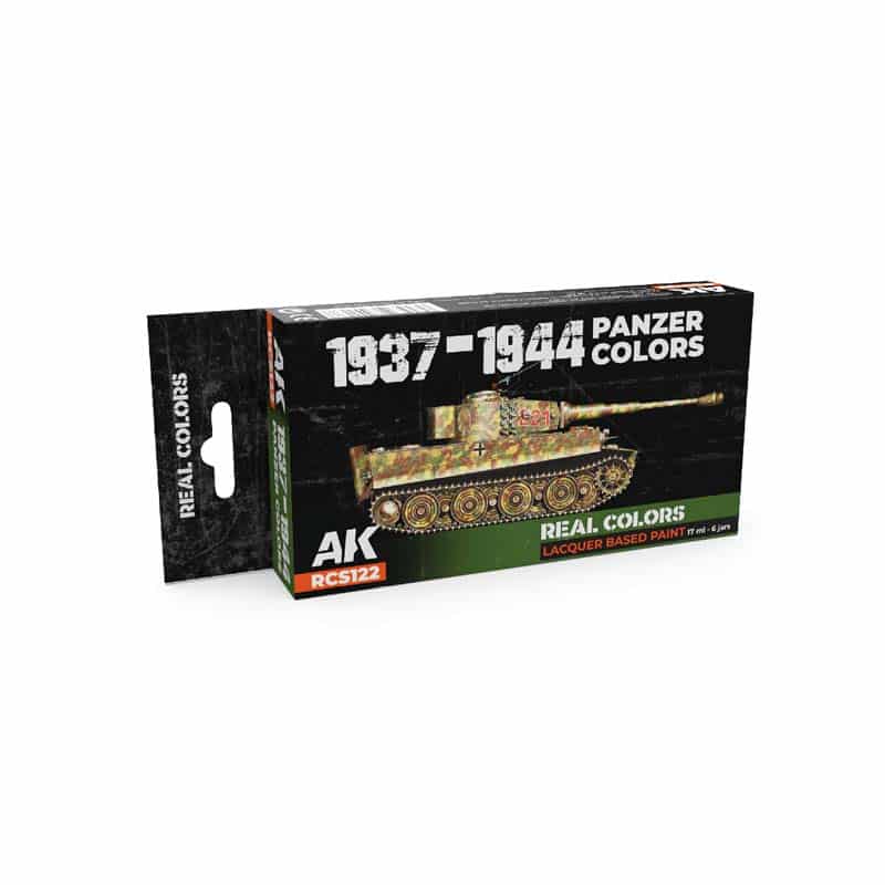AK Interactive Real Color Paint Set - Panzer Colors (1937-1944) RCS122