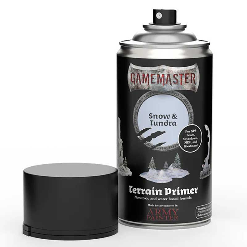 The Army Painter Gamemaster Terrain Primer: Snow & Tundra GM3004P The Army Painter Gamemaster Terrain Primer: Snow & Tundra GM3004P