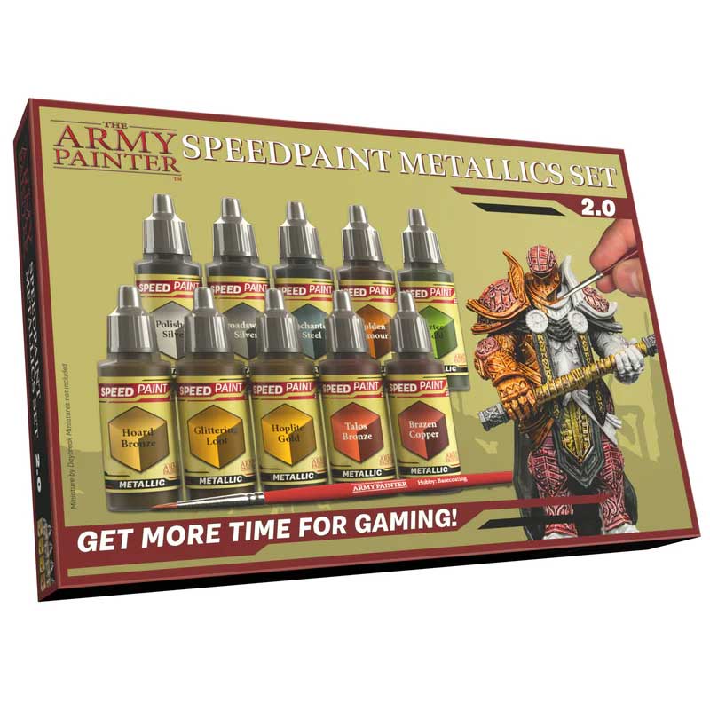 The Army Painter Speedpaint Metallic Set 2.0 WP8062 The Army Painter Speedpaint Metallic Set 2.0 WP8062