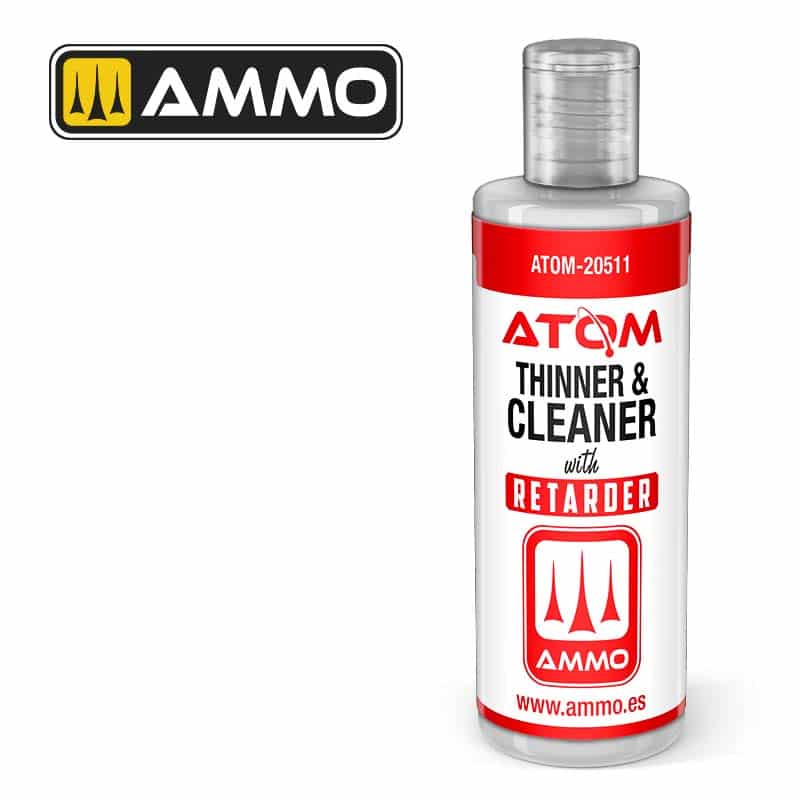 ATOM Thinner and Cleaner with Retarder 60 mL ATOM-20511 Ammo ATOM Thinner and Cleaner with Retarder 60 mL ATOM-20511 Ammo