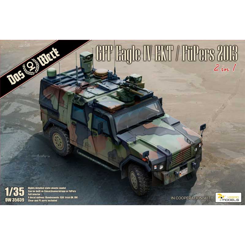 Das Werk - GFF Eagle IV EKT / FuPers (1/35) DW35039 Das Werk - GFF Eagle IV EKT / FuPers (1/35) DW35039