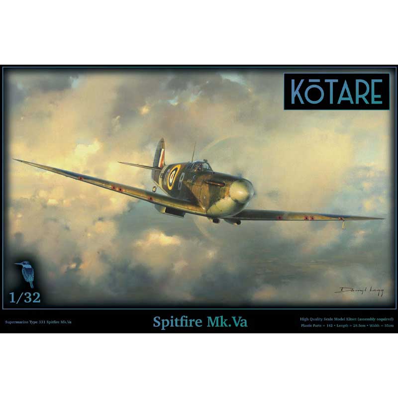 Kotare Supermarine Spitfire Mk.Va Douglas Bader (1/32) K32002 Kotare Supermarine Spitfire Mk.Va Douglas Bader (1/32) K32002