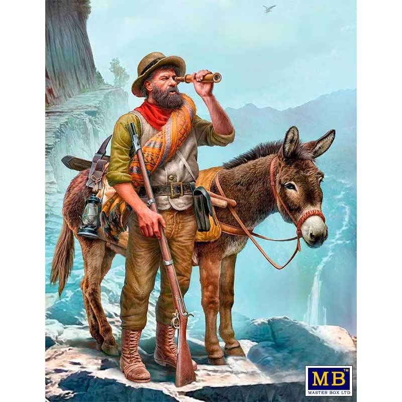 Master Box The Wild West. Gold Fever Series Kit No 1 Gold-digger (1/35) MB-35233 Master Box The Wild West. Gold Fever Series Kit No 1 Gold-digger (1/35) MB-35233