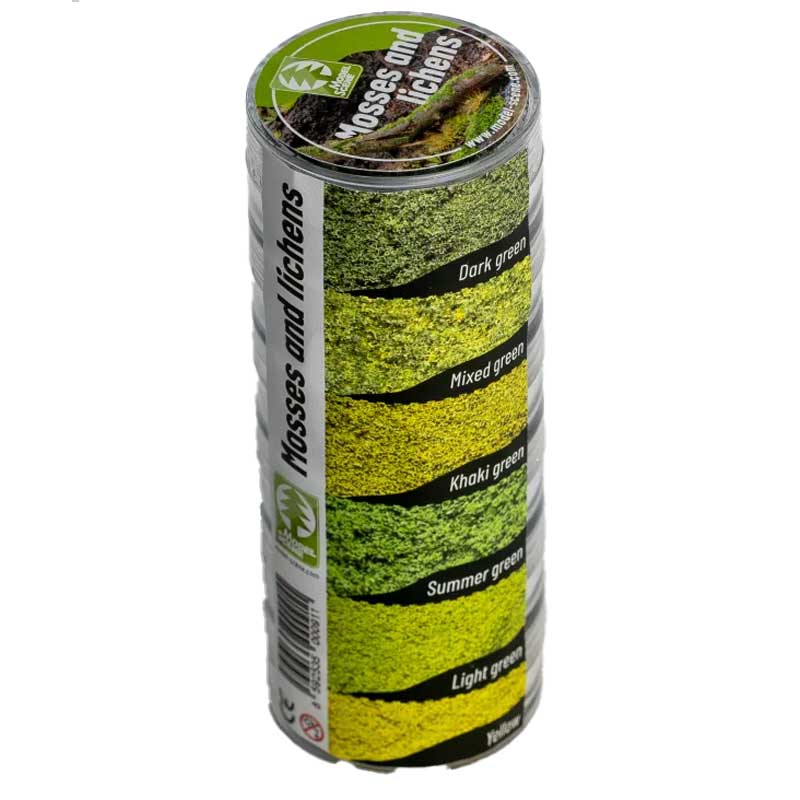 Mosses And Lichens (6 Colours) Model Scene 000-91 Mosses And Lichens (6 Colours) Model Scene 000-91