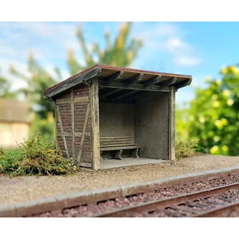 Half-Timbered Shelter (H0) Model Scene 98522 Half-Timbered Shelter (H0) Model Scene 98522