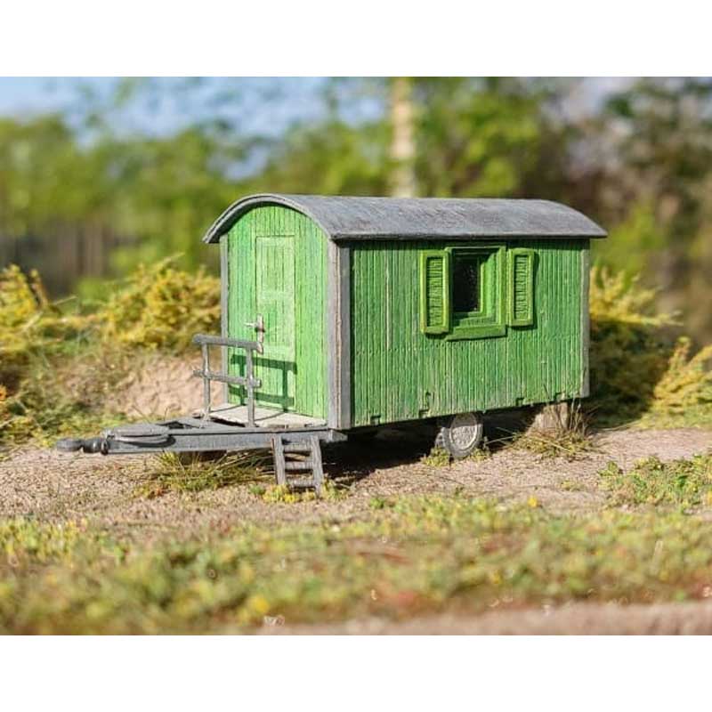 Old Wooden Caravan (H0) Model Scene 98534 Old Wooden Caravan (H0) Model Scene 98534