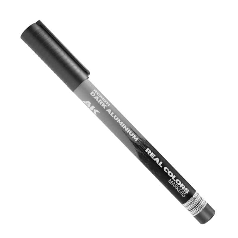 AK Interactive Real Colors Markers - Dark Aluminium RCM011