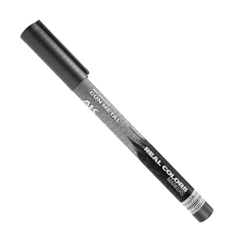 AK Interactive Real Colors Markers - Gun Metal RCM032 AK Interactive Real Colors Markers - Gun Metal RCM032