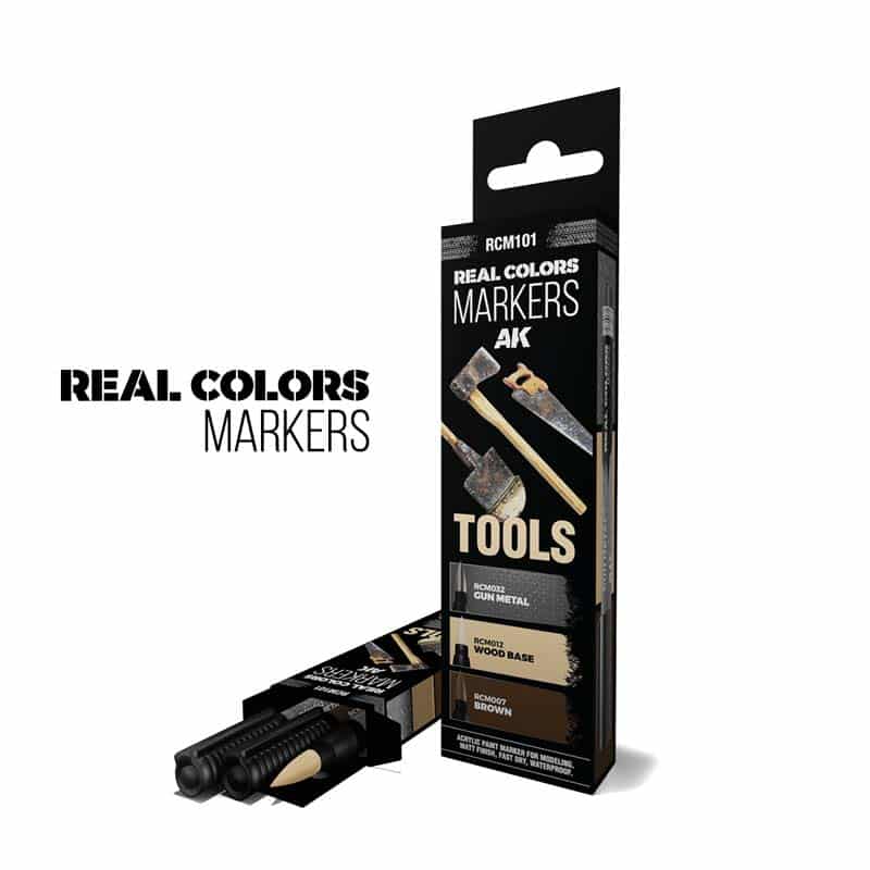 AK Interactive Real Colors Markers - Tools - Set 3 RCM101 AK Interactive Real Colors Markers - Tools - Set 3 RCM101
