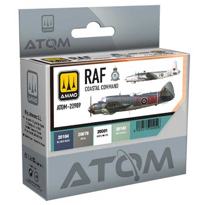 ATOM RAF Coastal Command Set Ammo ATOM-20909 ATOM RAF Coastal Command Set Ammo ATOM-20909