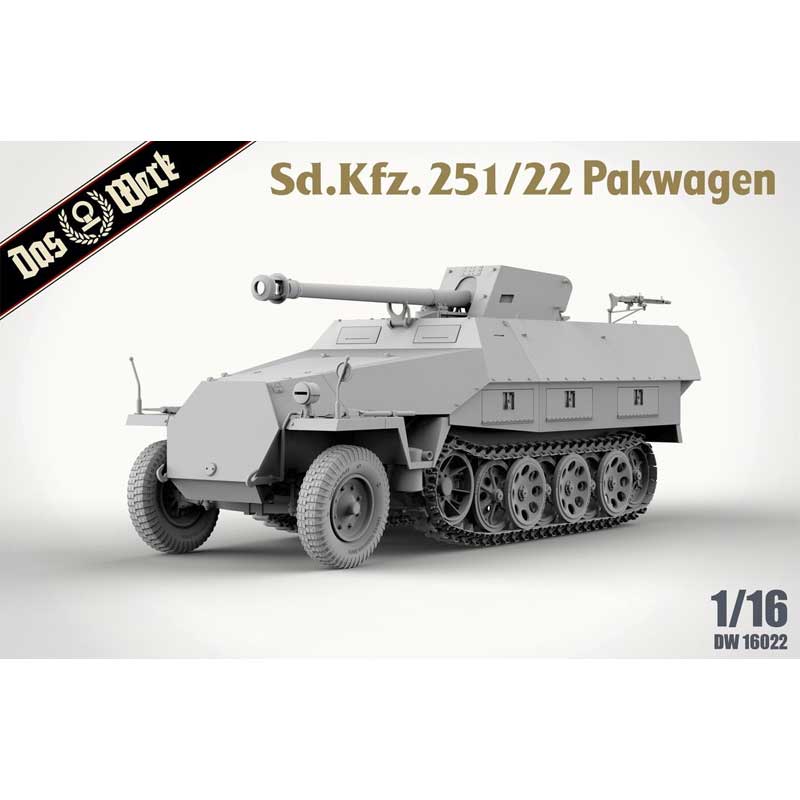 Das Werk Sd.Kfz 251/22/ Ausf.D Pakwagen (1/16) DW16022 Das Werk Sd.Kfz 251/22/ Ausf.D Pakwagen (1/16) DW16022