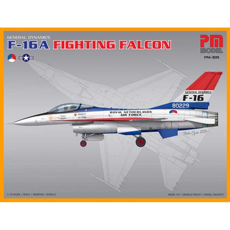1/72 F-16 F Fighting Falcon Dutch & US Air Forces PM Model PM309 1/72 F-16 F Fighting Falcon Dutch & US Air Forces PM Model PM309