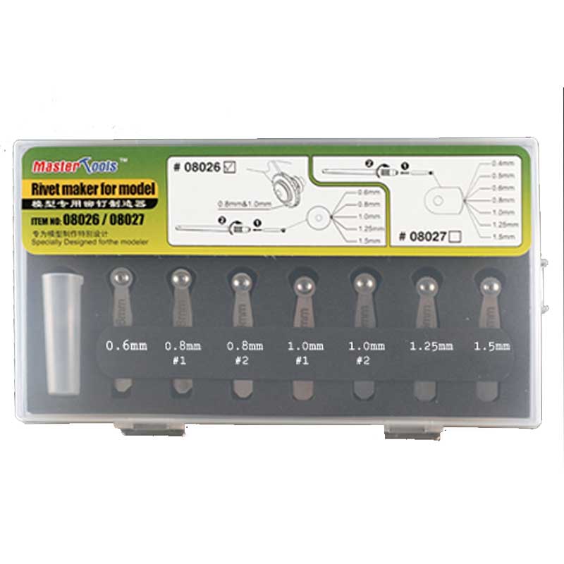 Rivet Maker Set 1 (7 circular blades) Trumpeter 08026 Rivet Maker Set 1 (7 circular blades) Trumpeter 08026