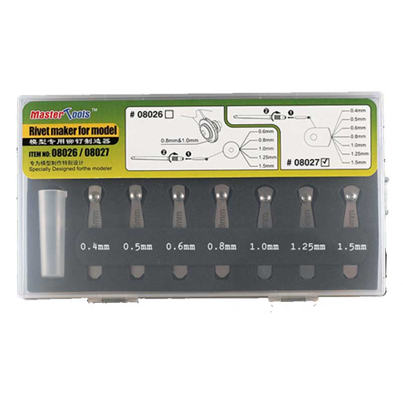 Rivet Maker Set 2 (7 arc blades) Trumpeter 08027 Rivet Maker Set 2 (7 arc blades) Trumpeter 08027