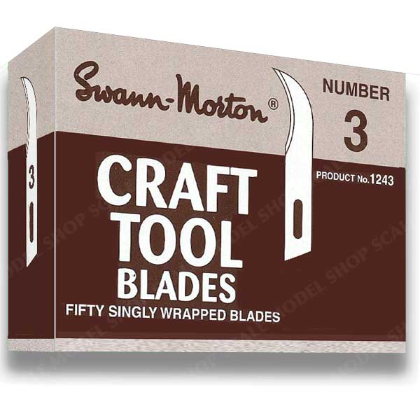 Swann Morton No.3 Craft Tool Blades (50 Pack) 1243 Swann Morton No.3 Craft Tool Blades (50 Pack) 1243