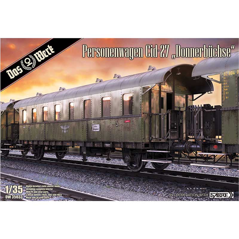 Das Werk Cid-27 Passenger Carriage (1/35) DW35033 Das Werk Cid-27 Passenger Carriage (1/35) DW35033
