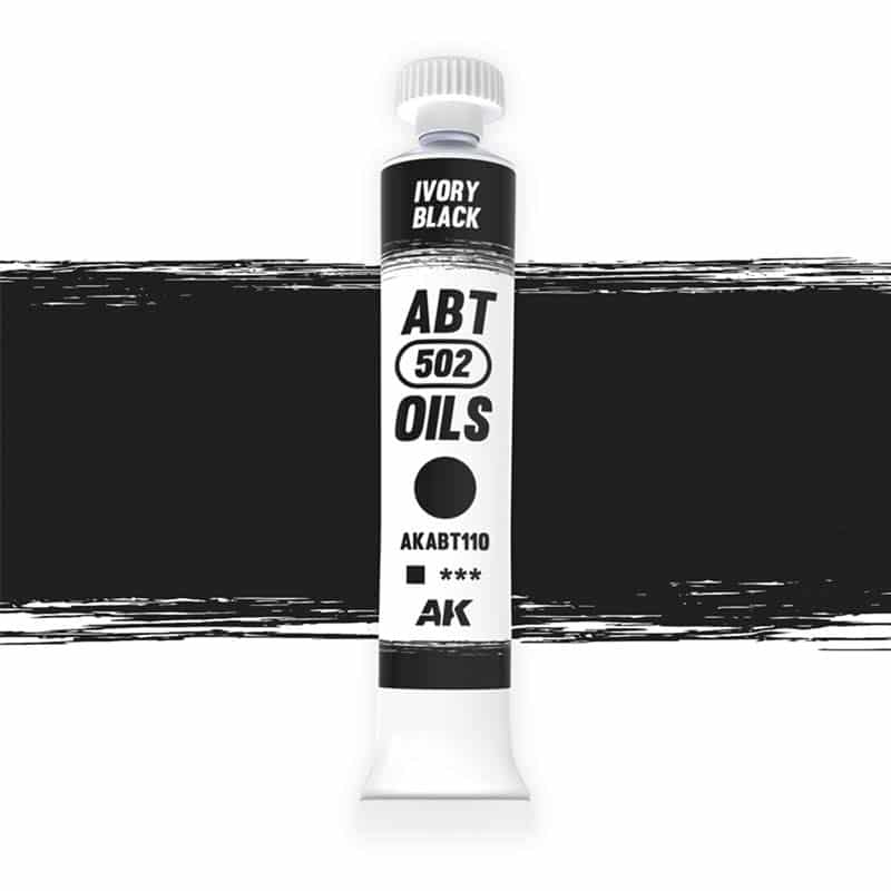 Abteilung 502 Oil Paint Ivory Black (20ml) AKABT110 Abteilung 502 Oil Paint Ivory Black (20ml) AKABT110