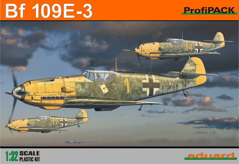 Eduard Profipack Bf 109E-3 (1/32) 3002 Eduard Profipack Bf 109E-3 (1/32) 3002