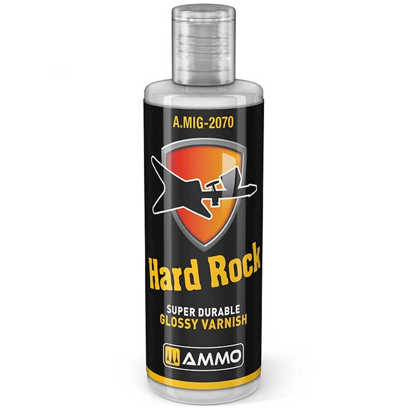 60ml Hard Rock Super Durable Glossy Varnish Ammo A.MIG-2070 60ml Hard Rock Super Durable Glossy Varnish Ammo A.MIG-2070