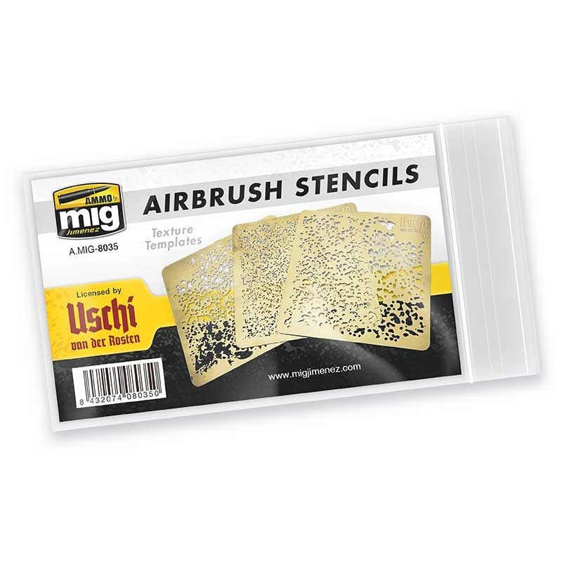 Airbrush Stencils Ammo A.MIG-8035 Airbrush Stencils Ammo A.MIG-8035