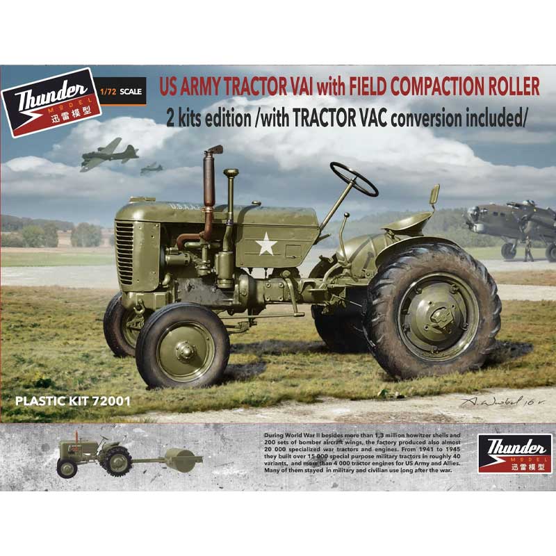 Thunder Model US Army Case VAI & VAC Tractor (1/72) 72001 Thunder Model US Army Case VAI & VAC Tractor (1/72) 72001