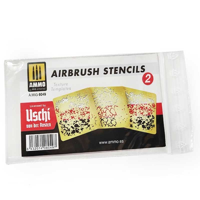 Airbrush Stencils #2 Ammo AMIG8049 Airbrush Stencils #2 Ammo AMIG8049