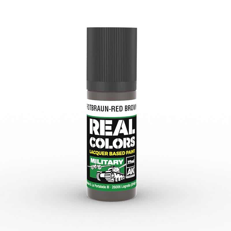 AK Interactive Real Color - Rotbraun-Red Brown RAL 8017 (17ml) RC864