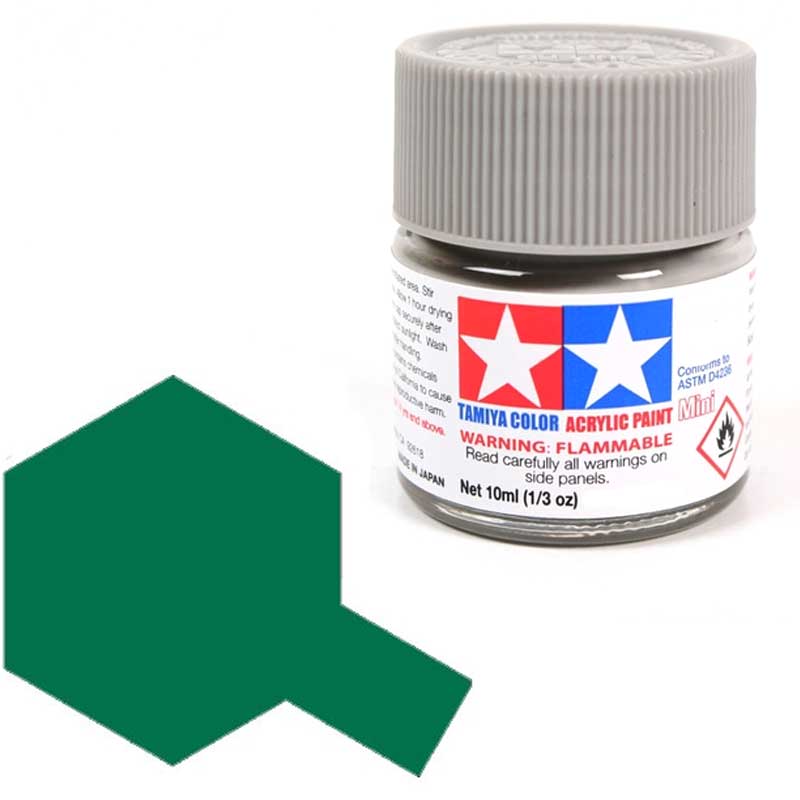 Tamiya Acrylic X-5 Green (10ml) 81505 Tamiya Acrylic X-5 Green (10ml) 81505