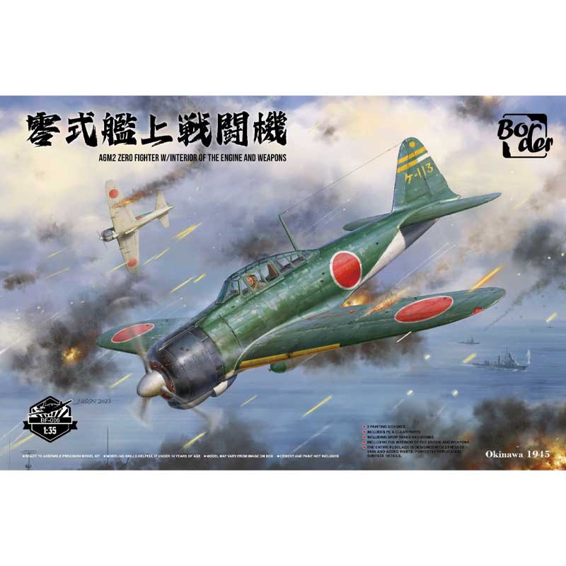 Border Model A6M2 Mitsubishi Zero (1/35) BF-006 Border Model A6M2 Mitsubishi Zero (1/35) BF-006