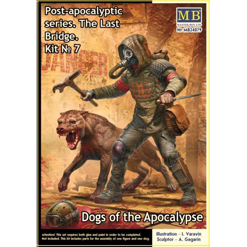 Master Box Dogs of the, Apocalypse Kit No.7 (1/24) MB-24079 Master Box Dogs of the, Apocalypse Kit No.7 (1/24) MB-24079