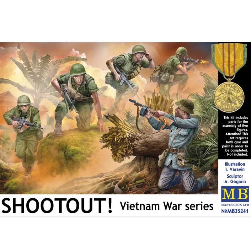 Master Box SHOOTOUT!, Vietnam War Series (1/35) MB-35241 Master Box SHOOTOUT!, Vietnam War Series (1/35) MB-35241
