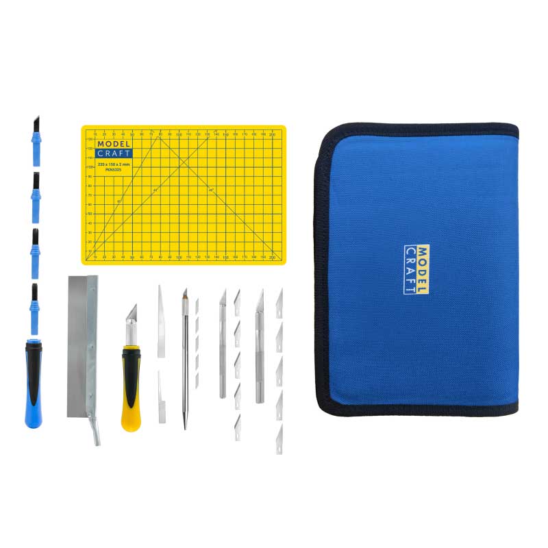 Precision Knife & Chisel Set Modelcraft PTK1026 Precision Knife & Chisel Set Modelcraft PTK1026