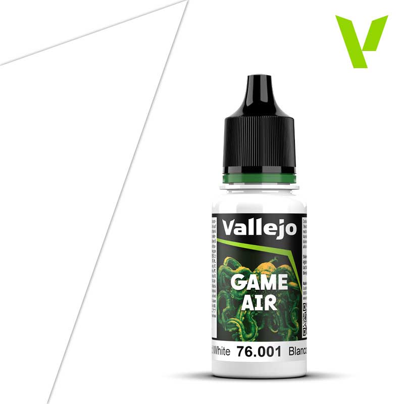 Vallejo Game Air - Dead White (18ml) 76.001 Vallejo Game Air - Dead White (18ml) 76.001