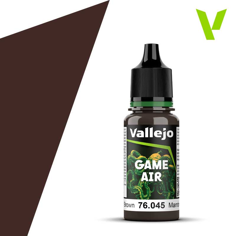 Vallejo Game Air - Charred Brown (18ml) 76.045 Vallejo Game Air - Charred Brown (18ml) 76.045