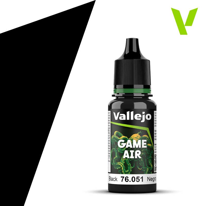 Vallejo Game Air - Black (18ml) 76.051 Vallejo Game Air - Black (18ml) 76.051