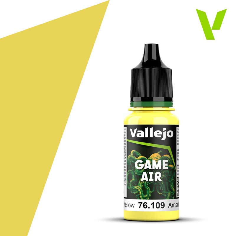 Vallejo Game Air - Toxic Yellow (18ml) 76.109 Vallejo Game Air - Toxic Yellow (18ml) 76.109