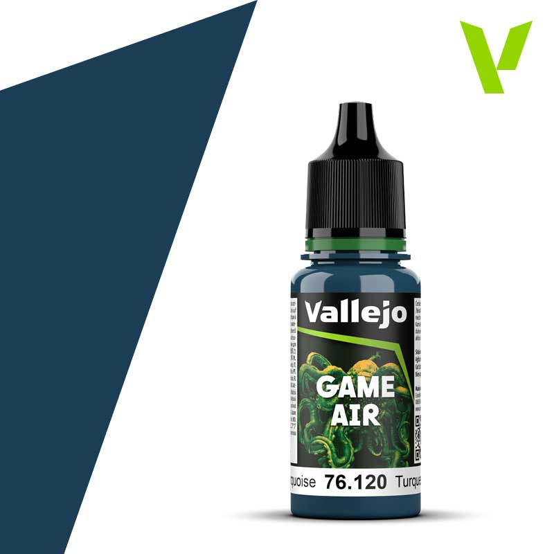 Vallejo Game Air - Abyssal Turquoise (18ml) 76.120 Vallejo Game Air - Abyssal Turquoise (18ml) 76.120