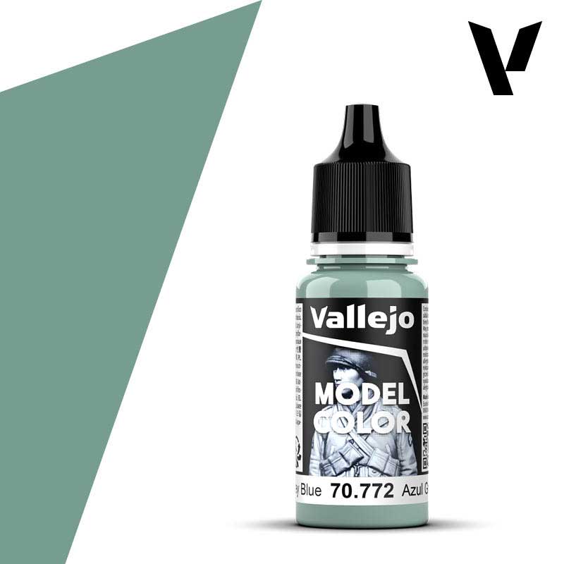 Vallejo Model Color - Medium Grey Blue (18ml) 70.772 Vallejo Model Color - Medium Grey Blue (18ml) 70.772