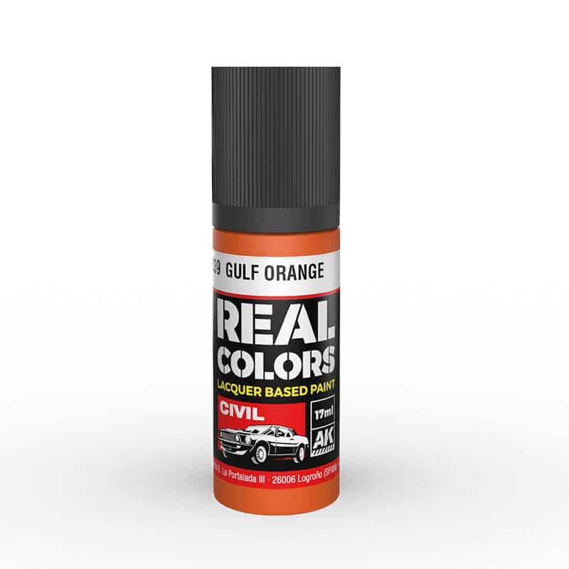 AK Interactive Real Color - GULF Orange (17ml) RC839 AK Interactive Real Color - GULF Orange (17ml) RC839