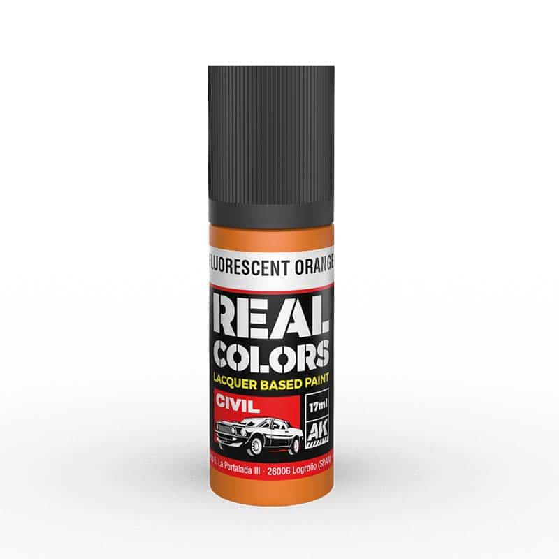 AK Interactive Real Color - Fluorescent Orange (17ml) RC838 AK Interactive Real Color - Fluorescent Orange (17ml) RC838