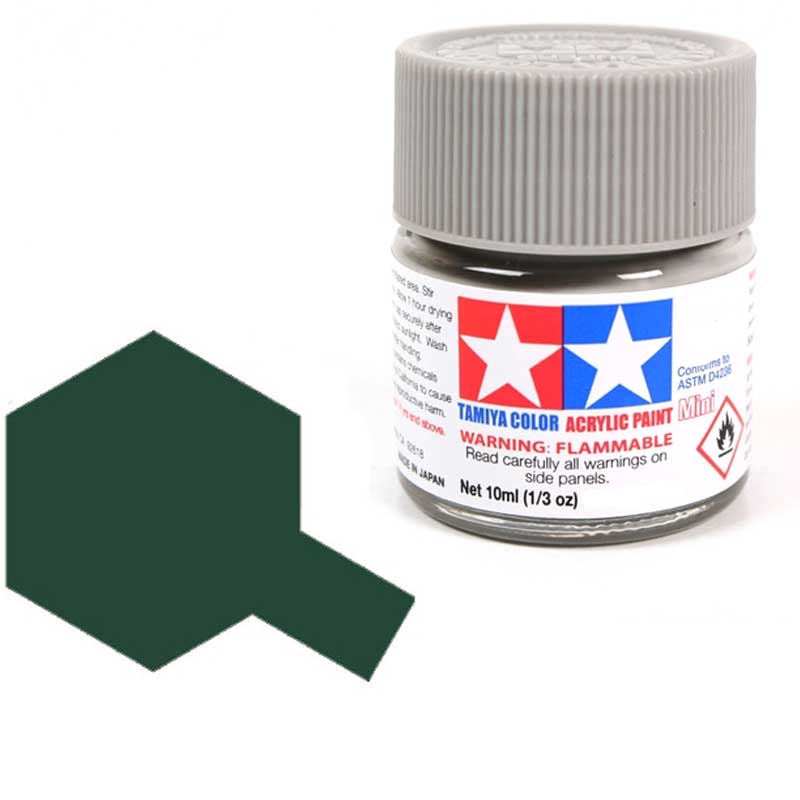 Tamiya Acrylic XF-70 Dark Green2 (10ml) 81770 Tamiya Acrylic XF-70 Dark Green2 (10ml) 81770