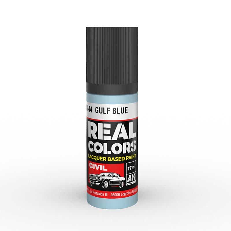 AK Interactive Real Color - GULF Blue (17ml) RC844 AK Interactive Real Color - GULF Blue (17ml) RC844