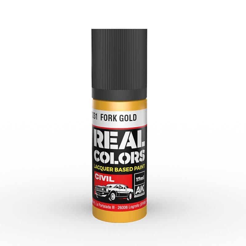AK Interactive Real Color - Fork Gold (17ml) RC831 AK Interactive Real Color - Fork Gold (17ml) RC831