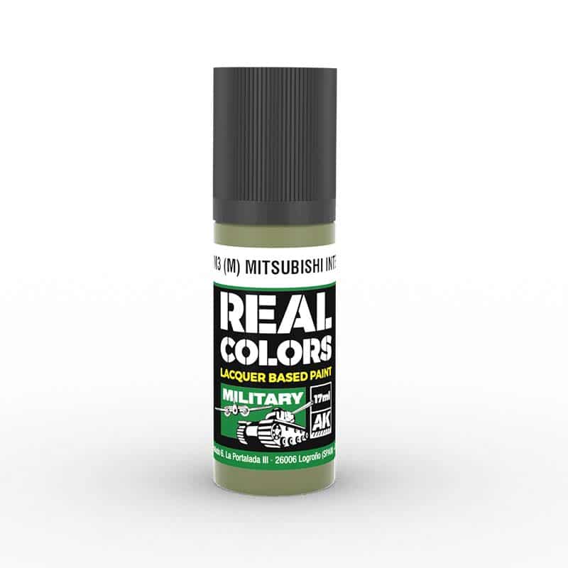 AK Interactive Real Color - IJN M3 (M) MITSUBISHI Interior Green (17ml) RC956