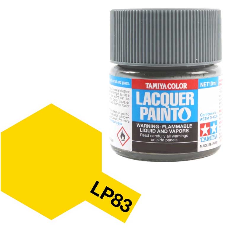 Tamiya Lacquer - LP-83 Mixing Yellow 82183 (10ml) Tamiya Lacquer - LP-83 Mixing Yellow 82183 (10ml)