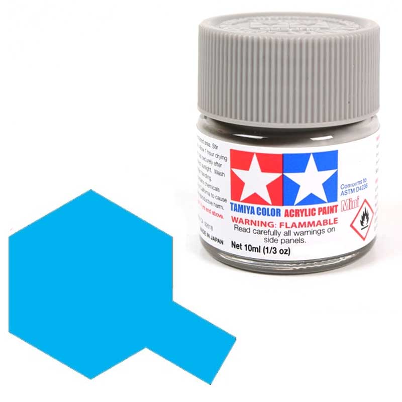 Tamiya Acrylic X-23 Clear Blue (10ml) 81523 Tamiya Acrylic X-23 Clear Blue (10ml) 81523