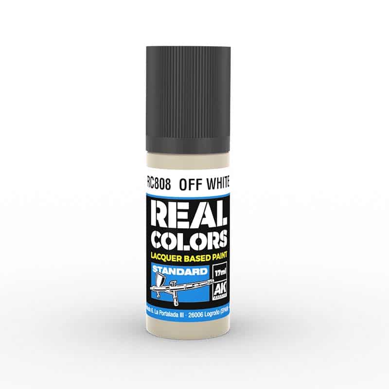AK Interactive Real Color - Off White (17ml) RC808 AK Interactive Real Color - Off White (17ml) RC808