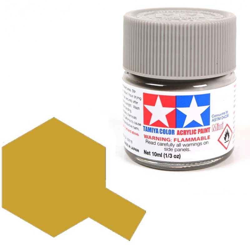 Tamiya Acrylic X-12 Gold Leaf (10ml) 81512 Tamiya Acrylic X-12 Gold Leaf (10ml) 81512
