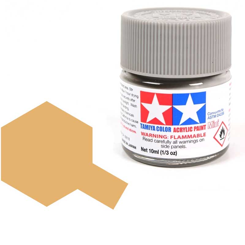 Tamiya Acrylic XF-93 Light Brown Dak 1942 (10ml) 81793 Tamiya Acrylic XF-93 Light Brown Dak 1942 (10ml) 81793